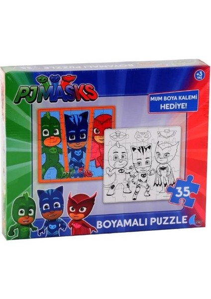 35 Parça Boyamalı Puzzle