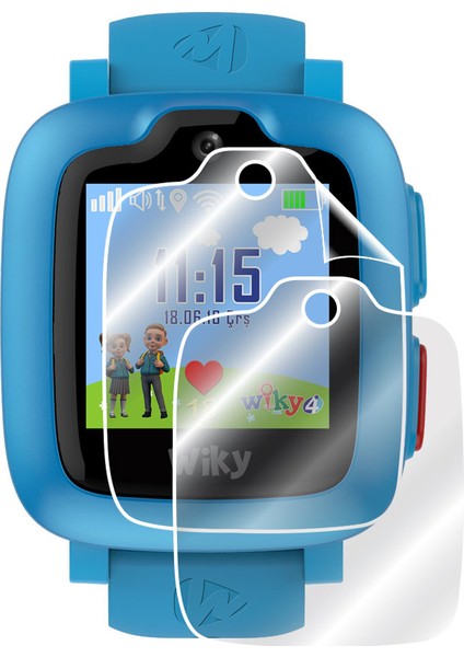 Wiky Watch 4 Akıllı Çocuk Saati Ekran Koruyucu (2 Adet) Set
