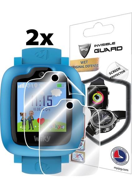 Wiky Watch 4 Akıllı Çocuk Saati Ekran Koruyucu (2 Adet) Set