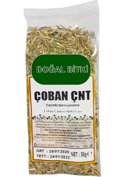 Çoban Çantası Bitki Çayı Paket 50 gr