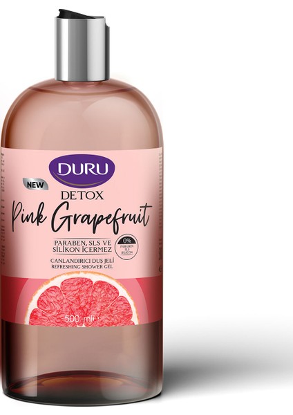 Detox Pembe Greyfurt Duş Jeli 500 ml
