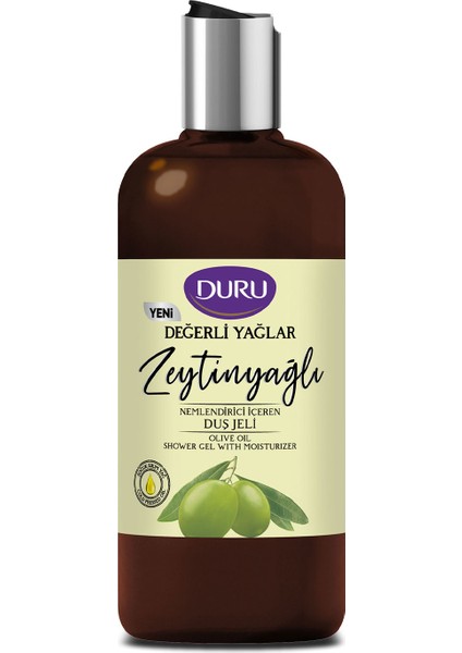 Değerli Yağlar Nemlendiricili Zeytinyağlı Duş Jeli 500 ml