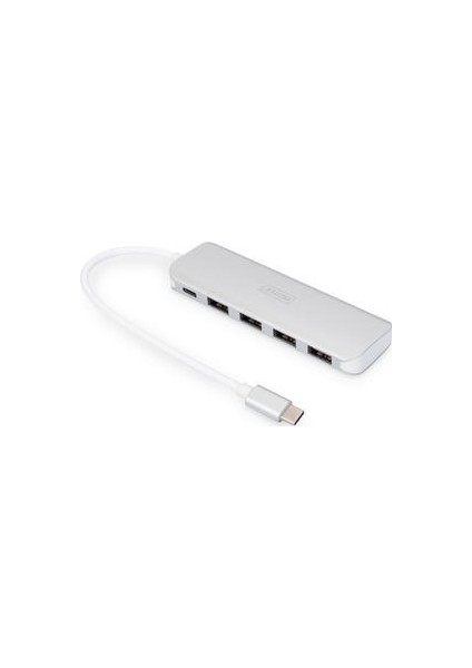 4 Port USB 3.0 Hub 4 x USB 3.0 USB-A Dişi Konnektör (USB Çevre Ürünü) 1 x USB Tip C Pd (Power Delivery) Port 1 x USB Tip C Erkek Port