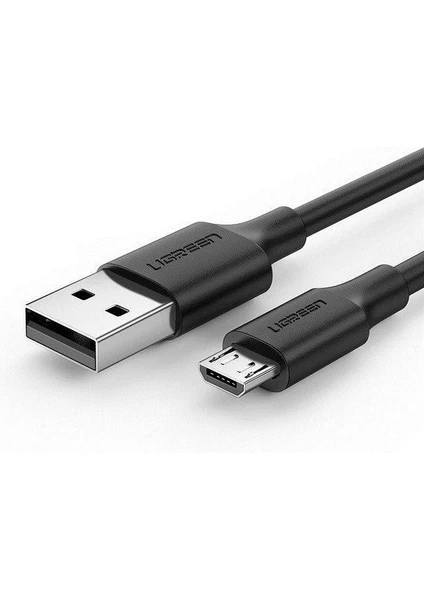 Micro USB Data ve Şarj Kablosu Siyah 1 Metre