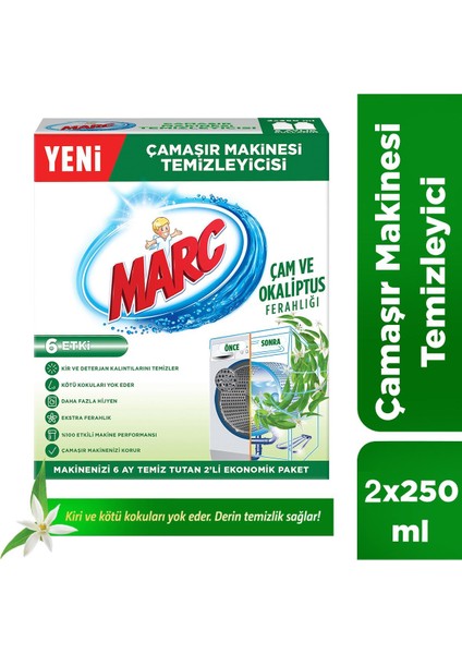 Banyo&Mutfak Sprey Set + Marc Çamaşır Makinesi Temizleyici Çam&Okaliptus