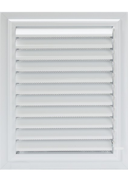 Banyo WC Menfezi Alüminyum Yapıştırmalı Model Beyaz 25 x 25 cm