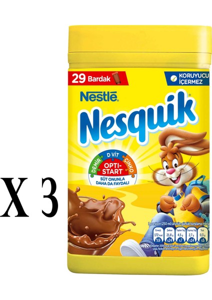 Nesquik Çikolatalı Toz Içecek 420 gr x 3 Adet