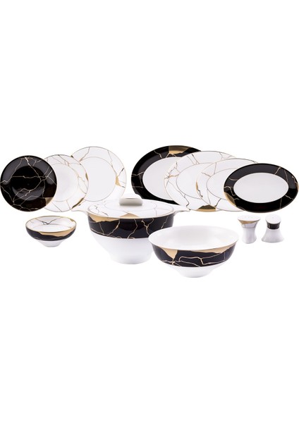 Marble 61 Parça 12 Kişilik Yemek Takımı fiyatları