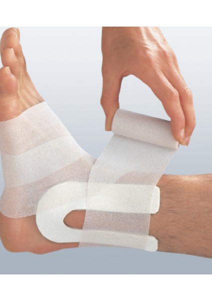 Elastik Koheziv Fiksasyon Bandajı 8 cm x 20 mm Mavi