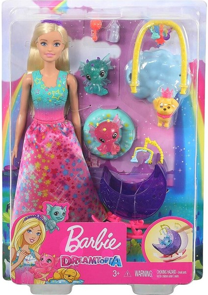Dreamtopia Prenses Bebek ve Aksesuarları Oyun Setleri Uyku Temalı GJK49 - GJK51