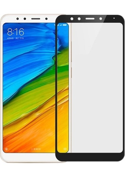 Xiaomi Redmi 5 Plus Tam Kaplayan Temperli Cam Ekran Koruyucu