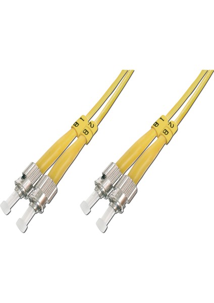 ST-ST Fiber Optik Patch Kablo 3 m Singlemode 3.0mm Duplex 9/125 Os 1