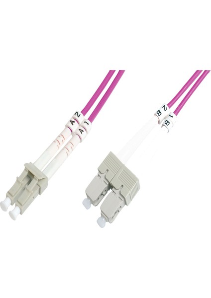 Fiber Patch Cord 3.0 mm Duplex mm Om4 50U SC-LC/pc 20M
