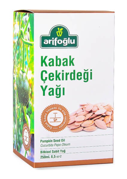 Kabak Çekirdeği Yağı Bakım Yapıcı Etki 250 ml Soğuk Sıkım Bitkisel Yağ
