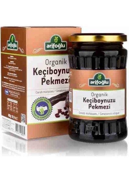 Organik Keçiboynuzu (Harnup) Pekmezi 480g (Soğuk Sıkım)