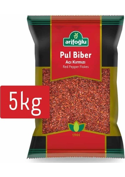 Pul Biber Acı Kırmızı 5000g (Endüstriyel)