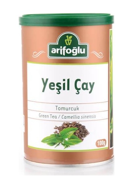 Yeşil Çay Tomurcuk 100g (Teneke Kutu)