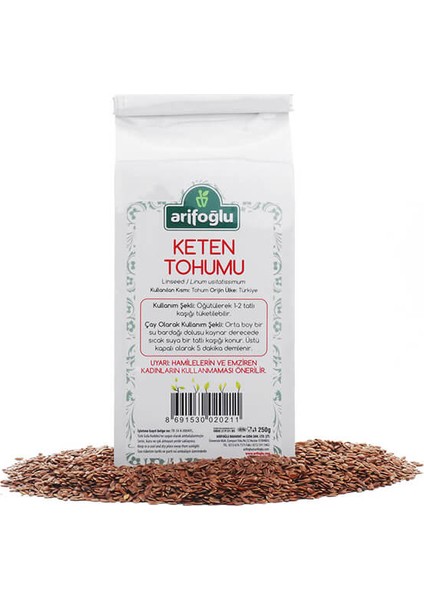 Keten Tohumu Tane 250 g