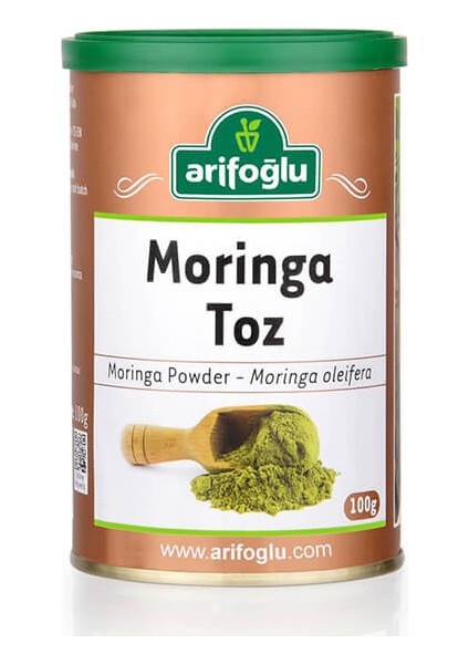 Moringa Toz 100 gr (Teneke Kutu)