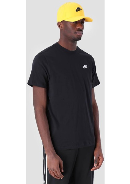 Sportwear Erkek Siyah Sıfır Yaka Tişört Ar4997-013