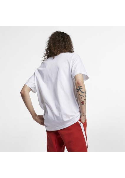 Sportwear Erkek Beyaz Sıfır Yaka Tişört Ar4997-101 fırsatları