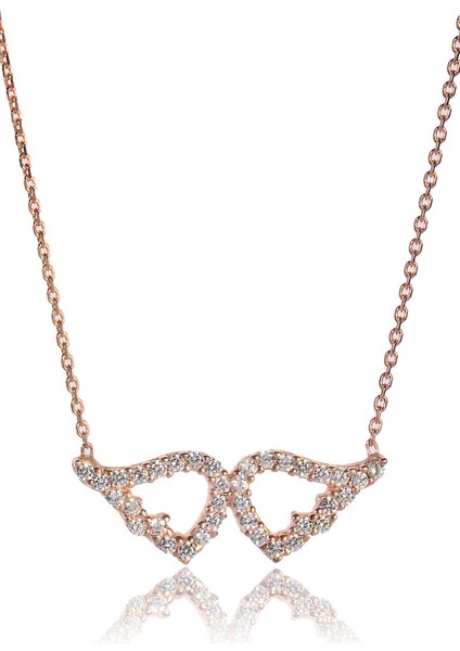 Melek Kanadı Kolye - Rose