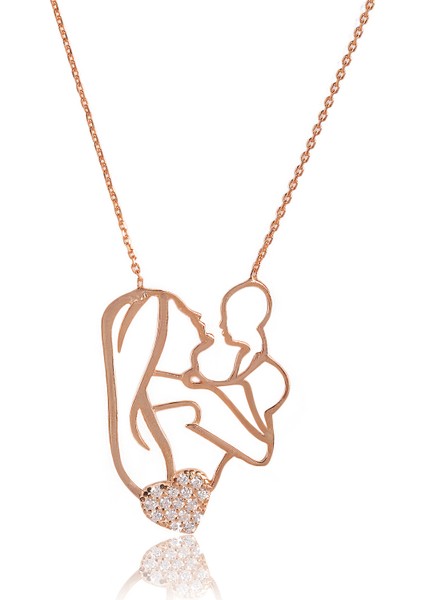 Annebebek Kolye - Rose