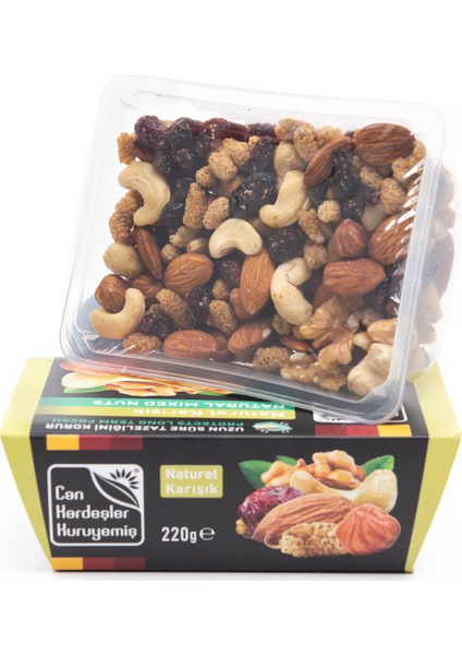 Can Kardeşler Kuruyemiş Naturel Karışık   220 gr