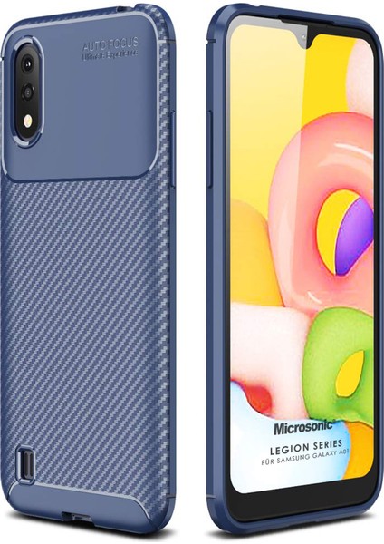 Samsung Galaxy A01 Kılıf Legion Series Lacivert