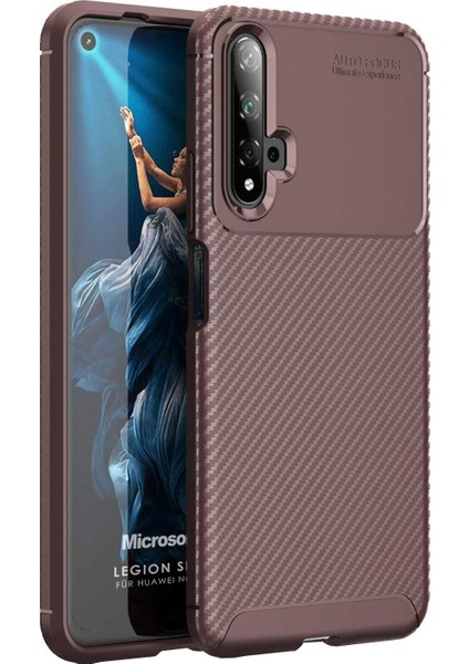 Huawei Nova 5T Kılıf Legion Series Kahverengi