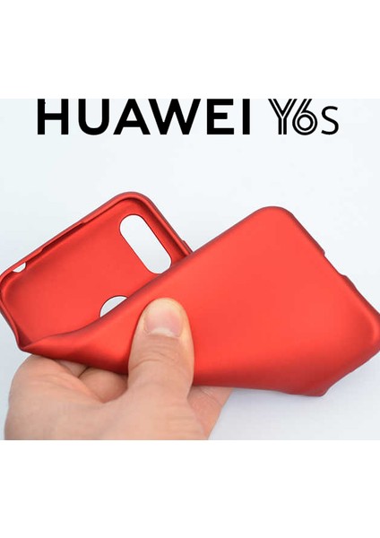 Mat Silikon Huawei Y6s 2019 Kılıf Lacivert