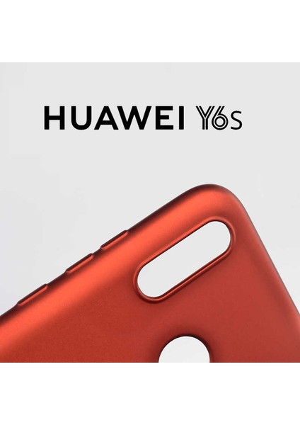 Mat Silikon Huawei Y6s 2019 Kılıf Mor