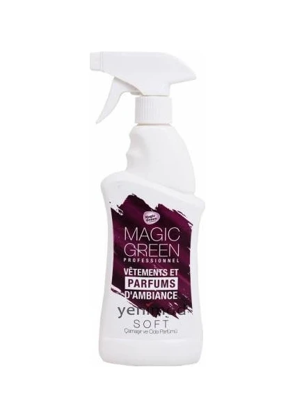 Sihirli Sıvı Magic Green Çamaşır ve Oda Parfümü Soft 400 ml