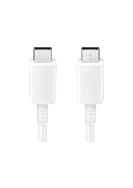 USB Type-C Şarj ve Data Kablosu Beyaz