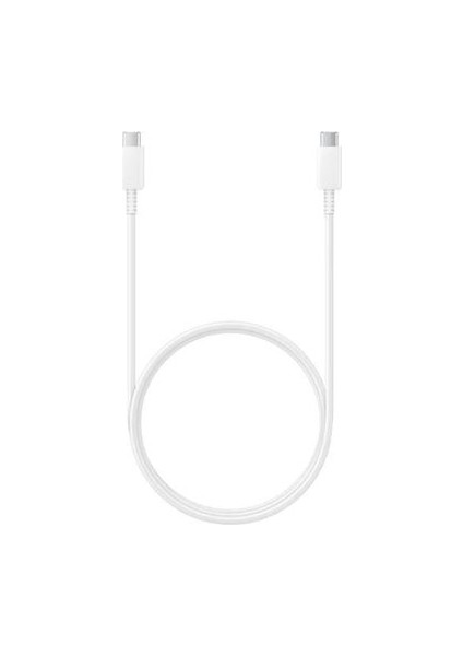 USB Type-C Şarj ve Data Kablosu Beyaz