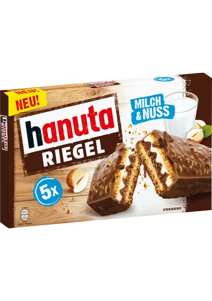 Riegel Milch & Nuss 5 Riegel 34.5gr