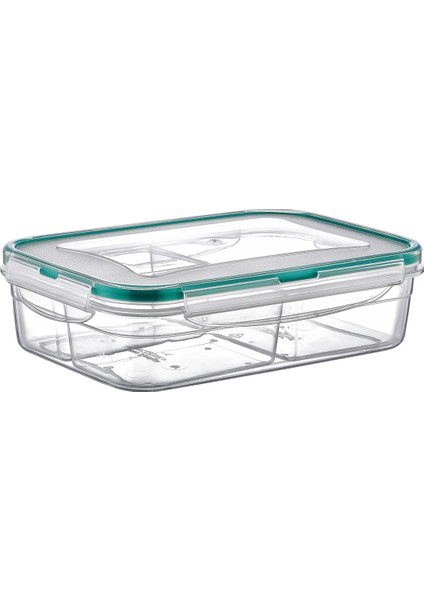 Fresh Box 3 Bölmeli Dikdörtgen Saklama Kabı 2 Adet