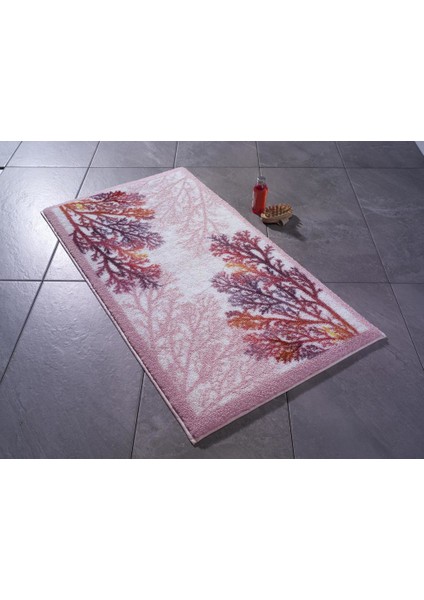 Coral 57 x 100 Pembe Banyo Halısı