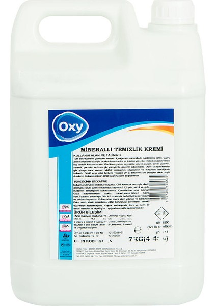 Mineralli Ovma Maddesi Yüzey Temizleyici 7 kg