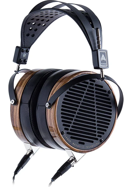 Lcd-3 Kulak Üstü | Arkası Açık Kulaklık | Zebrano Ahşap Yüzükler