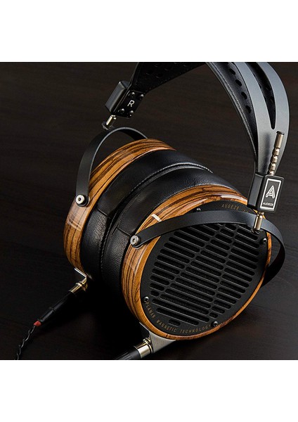 Lcd-3 Kulak Üstü | Arkası Açık Kulaklık | Zebrano Ahşap Yüzükler