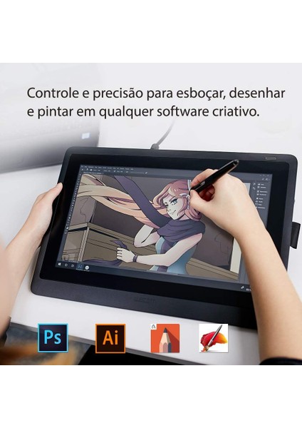 Cintiq 16 FHD 8192 Seviye 5080 lpi Grafik Tablet (DTK1660)