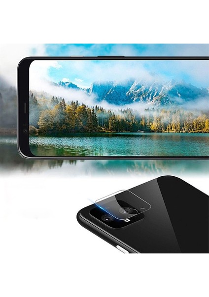 Google Pixel 4xl Tempered Kamera Koruyucu Cam AL-31714 Şeffaf modelleri
