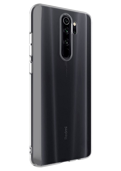 Redmi Note 8 Pro Kamera Korumalı Fit Şeffaf Silikon Kılıf AL-31843