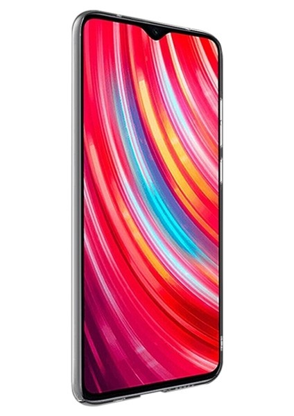 Redmi Note 8 Pro Kamera Korumalı Fit Şeffaf Silikon Kılıf AL-31843