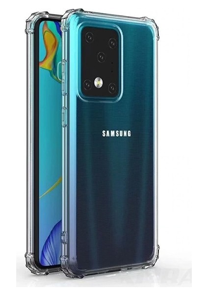 Samsung Galaxy S11 + Plus Anti-Drop Darbe Emici Silikon Kılıf AL-31731 Şeffaf
