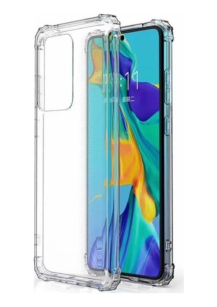Samsung Galaxy S11 + Plus Anti-Drop Darbe Emici Silikon Kılıf AL-31731 Şeffaf