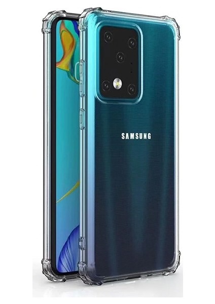 Samsung Galaxy S11 + Plus Anti-Drop Darbe Emici Silikon Kılıf AL-31731 Şeffaf