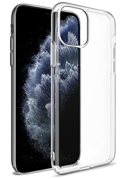 iPhone 11 Pro Ultra a Slim Fit Şeffaf Silikon Kılıf AL-31855 Şeffaf