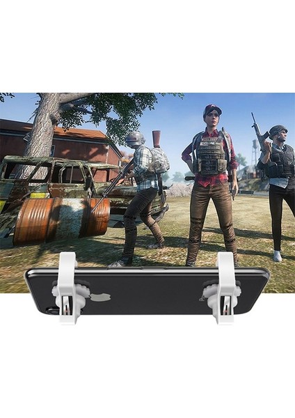 One Pair Profesyoenel Joystick Pubg Oyun Ateşleyici Aparat 2adet Set AL-31686